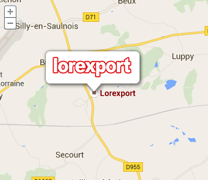 Implantation Lorexport - Matériel manutention TP PL